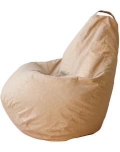 Кресло мешок Груша Бежевая Рогожка XL Классический Dreambag