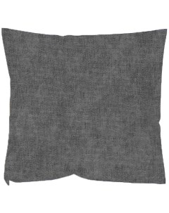Декоративная подушка Темно серый Микровельвет Dreambag