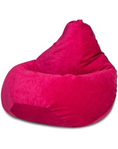 Кресло мешок Груша Малиновый Микровельвет 2XL Классический Dreambag