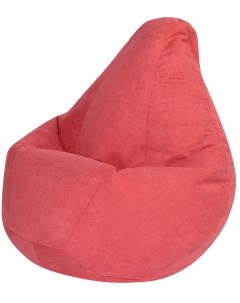 Кресло мешок Груша Коралловый Велюр L Классический Dreambag