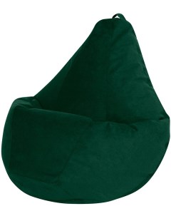 Кресло мешок Груша Зеленый Велюр XL Классический Dreambag