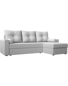 Диван угловой Верона лайт угол правый (экокожа белая) 114077 Лига диванов