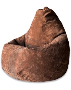 Кресло мешок Груша Коричневый Микровельвет L Классический Dreambag