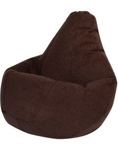 Кресло мешок Груша Коричневый Велюр 2XL Классический Dreambag