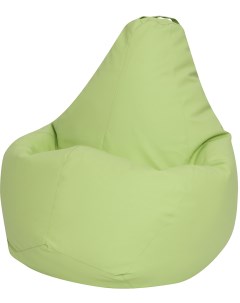 Кресло мешок Груша Салатовая ЭкоКожа XL Классический Dreambag