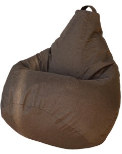 Кресло мешок Груша Коричневая Рогожка XL Классический Dreambag
