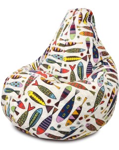 Кресло мешок Груша Рыбки XL Классический Dreambag
