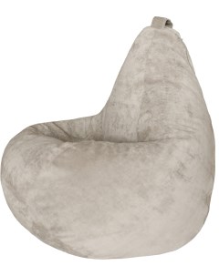 Детское кресло мешок Серый Микровельвет L Классический Dreambag