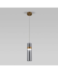 Подвесной светильник 50244 1 латунь дымчатый Lumen LED Eurosvet