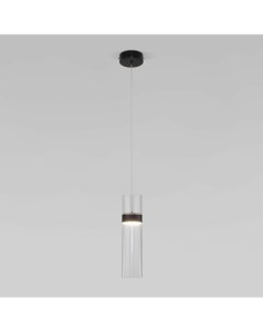 Подвесной светильник 50244 1 черный прозрачный Lumen LED Eurosvet