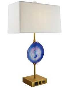 Настольная лампа Blue Agate Table Lamp 43 324 143994 22 Imperiumloft