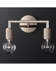 Бра Rh Utilitaire Double Sconce Silver 44 556 123265 22 Imperiumloft