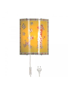 Детский настенный светильник с выключателем и жирафом CL Citilux