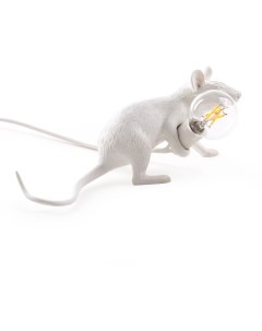Настольная лампа Mouse Lying белый 43 266 168481 22 Imperiumloft