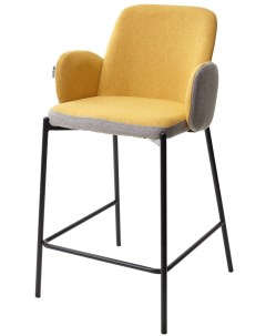 Полубарный стул H 65cm VF106 желтый VF120 серый 2 шт М-city