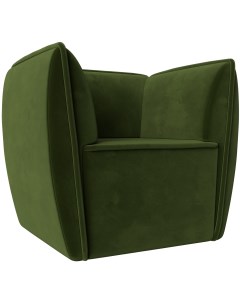 Кресло Бергамо микровельвет зеленый 112000 Лига диванов