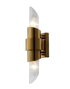 Бра JUSTO AP2 BRASS Crystal lux