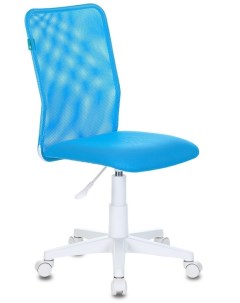 Кресло детское KD 9 голубой TW 31 TW 55 сетка ткань крестовина пластик пластик белый Бюрократ
