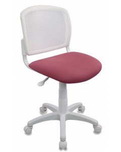 Кресло детское CH W296NX белый TW 15 сиденье розовый 26 31 сетка ткань крестовина пластик пластик бе Бюрократ