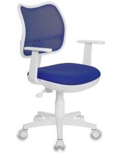 Кресло детское Ch W797 синий сиденье синий TW 10 сетка ткань крестовина пластик пластик белый Бюрократ