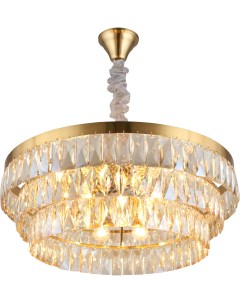 Подвесная люстра каскадная хрусталь Aployt