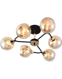 Потолочная люстра молекулы на штанге Rivoli