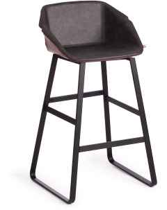 Стул барный mod 9088S пластик металл 53 5 х 97 5 см Cерый Brown Коричневый черный Tetchair