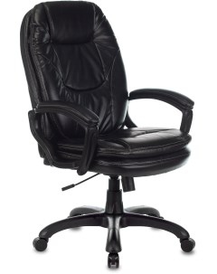 Кресло руководителя CH 868N черный Leather Venge Black эко кожа крестовина пластик Бюрократ