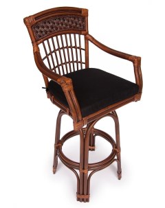 Барный стул с подставкой для ног Pecan Washed (античн. орех) Tetchair