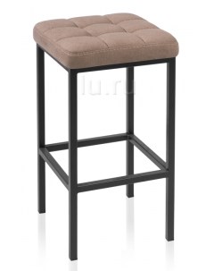 Барный стул Лофт ткань канди мокко черный матовый 424149 Woodville