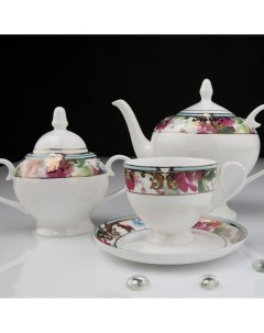 Чайный сервиз Цветущий сад предметов персон арт 125 Royal aurel