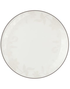 Тарелка плоская Белый см арт лотос 609 1 Royal aurel