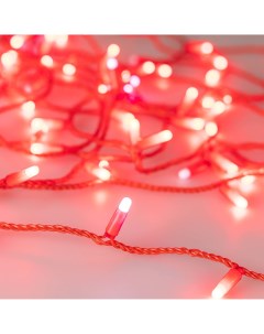 Светодиодная гирлянда ARD-STRING-CLASSIC-10000-RED-100LED-MILK-FLASH Red (230V, 7W) (, IP65) 031195 Ardecoled