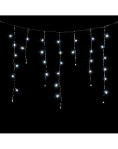 Гирлянда Бахрома 3,1 x 0,5 м Белая 220В, LED, Провод Черный ПВХ, IP54 PIL150-11-2W Laitcom