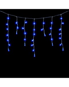 Гирлянда Бахрома с Колпачком 3,1 x 0,5 м Синяя 220В, LED, Провод Прозрачный ПВХ, IP65 PIL120CAP-10-2B Laitcom