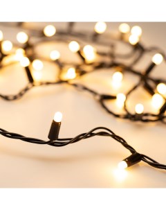 Светодиодная гирлянда ARD-STRING-CLASSIC-1000-BLACK-100LED-MILK PULSE Warm (230V, 7W) (, IP65) 031650 Ardecoled