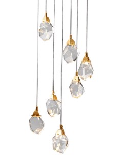 Подвесной светильник светодиодный MD 020B 7 Crystal rock gold Delight collection