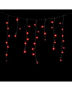 Гирлянда интерьера Бахрома 3,1 x 0,5 м Красная 220В, LED, Провод Черный ПВХ, IP54 PIL150-11-2R Laitcom