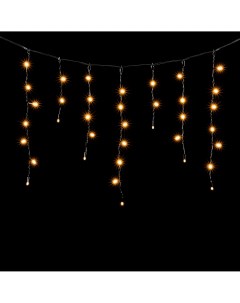 Гирлянда Бахрома с Колпачком 3,1 x 0,5 м Желтая 220В, LED, Провод Черный ПВХ, IP65 PIL120CAP-11-2Y Laitcom