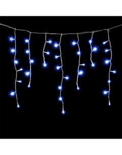 Гирлянда Бахрома 3 x 0,5 м Синяя 220В, LED, Провод Прозрачный Силикон, IP65 ECC150-10-2B Laitcom