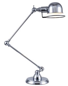 Офисная настольная лампа KM037T 1S Table lamp chrome Delight collection