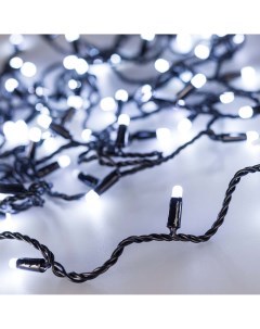 Светодиодная гирлянда ARD-STRING-CLASSIC-10000-BLACK-100LED-MILK-FLASH White (230V, 7W) (, IP65) 031207 Ardecoled