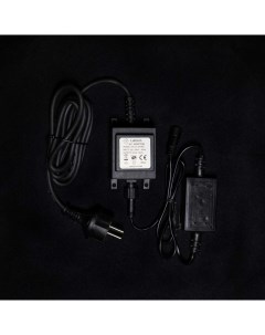 Трансформатор 30W с Выпрямителем для Нитей 24В до LED Провод Черный Каучук IP65 Laitcom