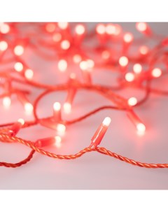 Светодиодная гирлянда ARD-STRING-CLASSIC-10000-RED-100LED-MILK-STD Red (230V, 7W) (, IP65) 028210 Ardecoled