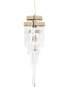 Подвесная люстра KM0990P-4 Babel brass с подвесками Delight collection