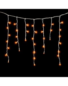 Гирлянда Бахрома 3,1 x 0,5 м Желтая 220В, LED, Провод Прозрачный ПВХ, IP54 PIL150-10-2Y Laitcom