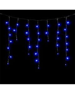 Гирлянда Бахрома 4,9 x 0,5 м Синяя 220В, LED, Провод Черный ПВХ, IP54 PIL240-11-2B Laitcom