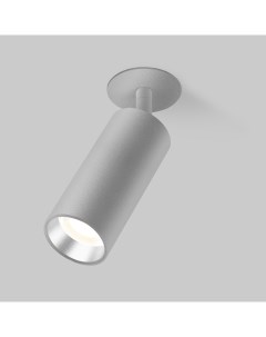 Точечный светильник встраиваемый серебряный 10W 4200K 25052 LED Diffe серебро Elektrostandard