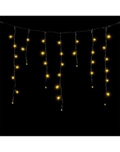 Гирлянда Бахрома 4,9 x 0,5 м Тепло-Белая 220В, LED, Провод Черный ПВХ, IP54 PIL240-11-2WW Laitcom