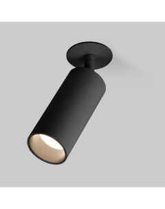 Точечный светильник встраиваемый черный 10W 4200K 25052 LED Diffe чёрный Elektrostandard